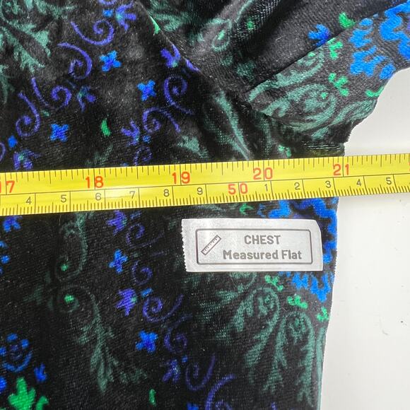 Boden Tie Waist Velvet Blazer Jacket Blue - Picture 6 of 10